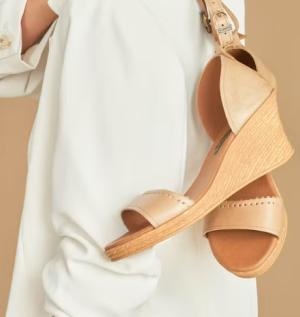 Health Shoes Ladies Genuine Leather Sienna Wedges
