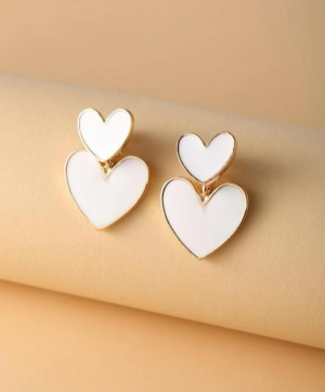 Double Heart Earrings