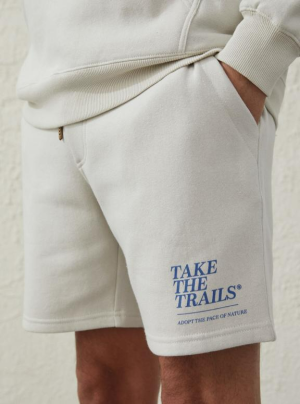 Men's Active Graphic Fleece Shorts