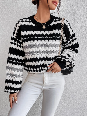 Unity Color Block Drop Shoulder Sweater