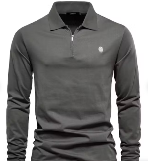 Men's Long Sleeve Quarter Zip Shirt