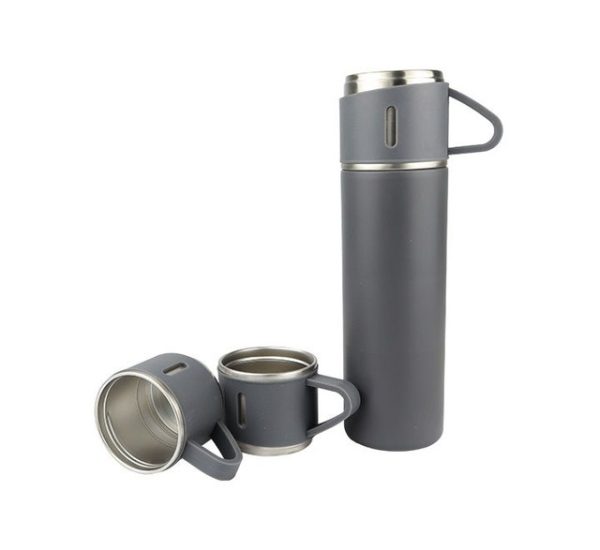Insulate 3-Piece Vacuum Insulated Thermo Flask & Cup Set - Image 3