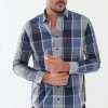 Pringle of Scotland Men's Classic Fit Long Sleeve Check Shirt