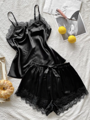 Eyelash Lace PJ set