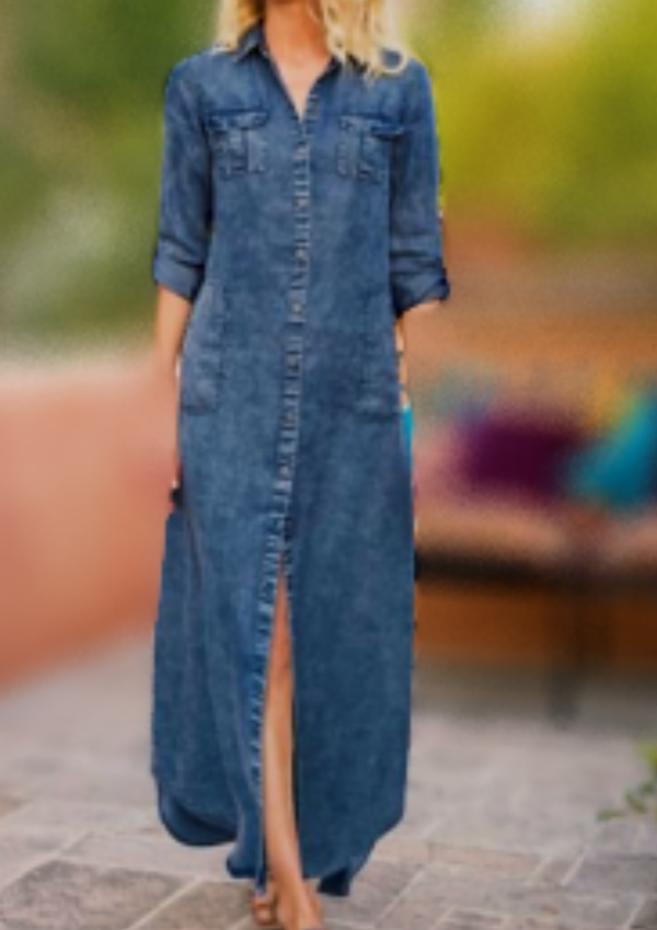 Denim Shirt Dress
