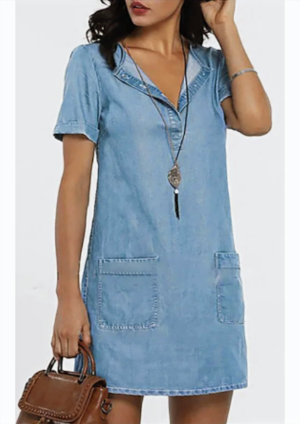 Denim Mini dress