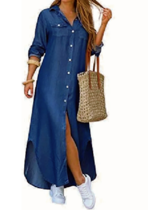 Denim Blue Shift long sleeve