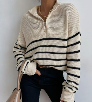 Zip Jersey Two Tone