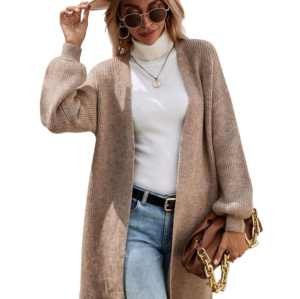 Warm winter cardigan Brown