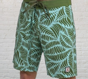 Men's Jungle Leaves Boardshort