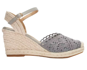 Ladies Crochet Wedge Sandal Heels