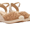 Ladies Crochet Wedge Sandal Heels - Image 3