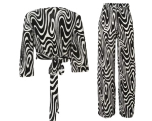 Black Swirl Set