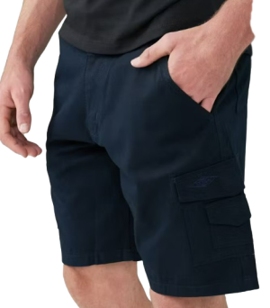 Men's Navy Shorts with Elasticated Waist