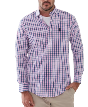 Men's Long Sleeve MSLS0190 Classic Check Shirt