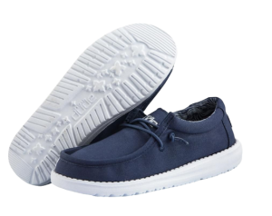 Hey Dude Boy's Wally Youth Navy Slip-on