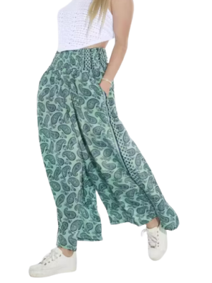 Happy Pants - Ladies Wide Leg Palazzo Pants