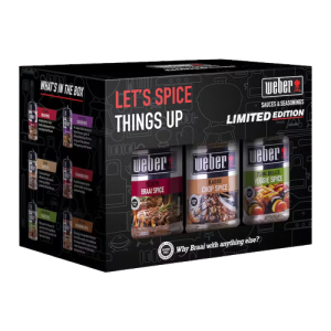 Weber Sauces & Seasonings 6x 200ml Mixed Spices Gift Set