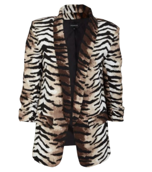 Animal Print Blazer