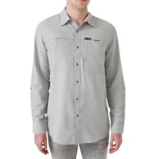 Wrangler - Men's Long Sleeve Hike To Fish Shirt