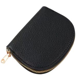 Half Moon Zip Around Card Holders