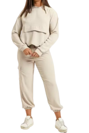 Ladies Hooded Lightweight Tracksuit Set