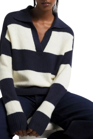 V-Neck Collared Jersey