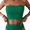 Strapless Casual Tankini Set