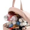 Large Capacity Faux Leather Cosmetics Bag - Image 3