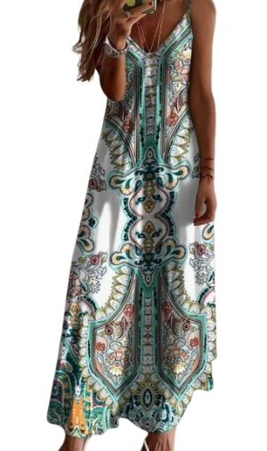 Allover Vacation Dress