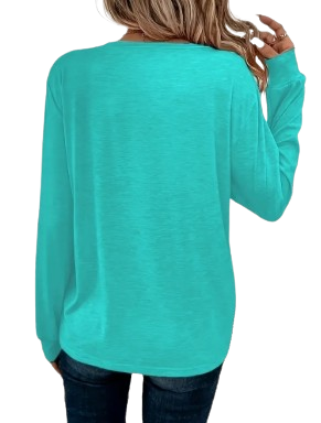 Woman's Casual Long Sleeve T-Shirt - Image 3